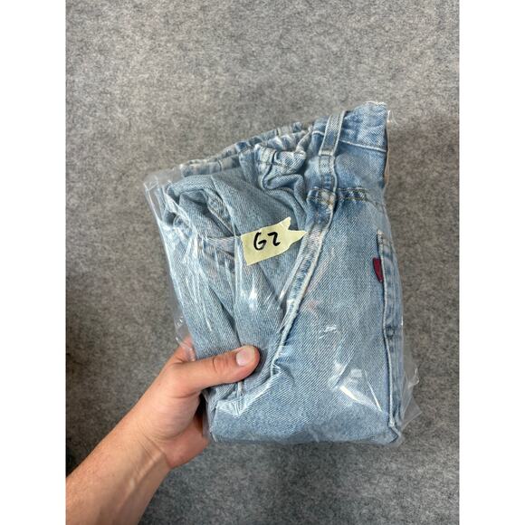 VINTAGE 80s Levis 550 Jeans Mens 32x30 Blue Denim Relaxed Fit Straight Red Tab - Picture 10 of 10